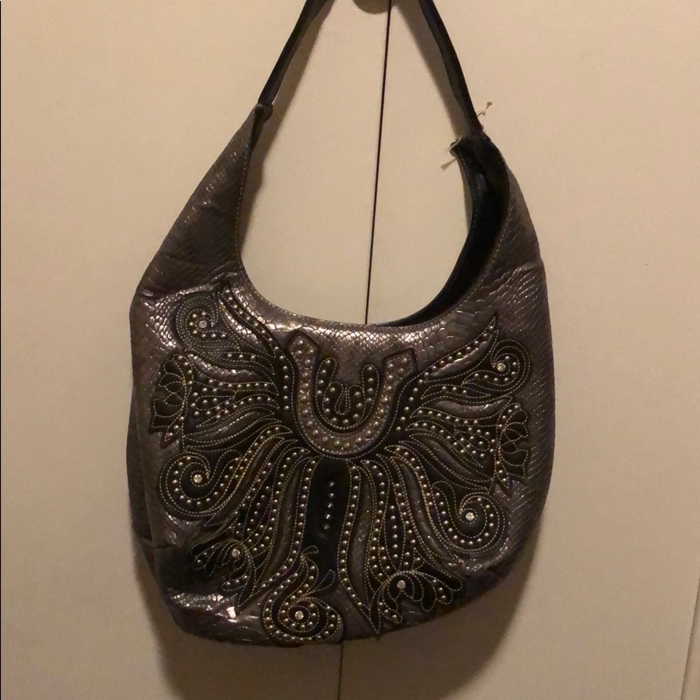 Blazin Roxx metallic silver purse